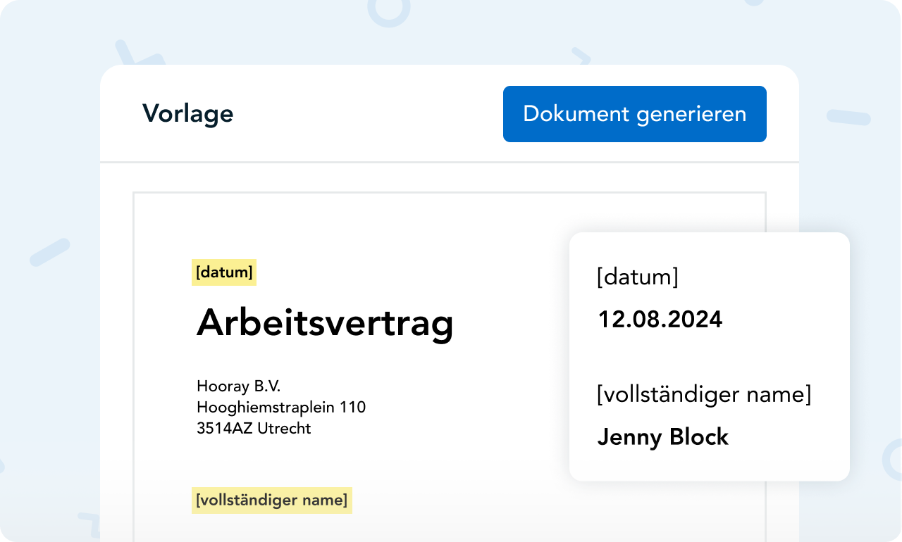 dokumenten generieren