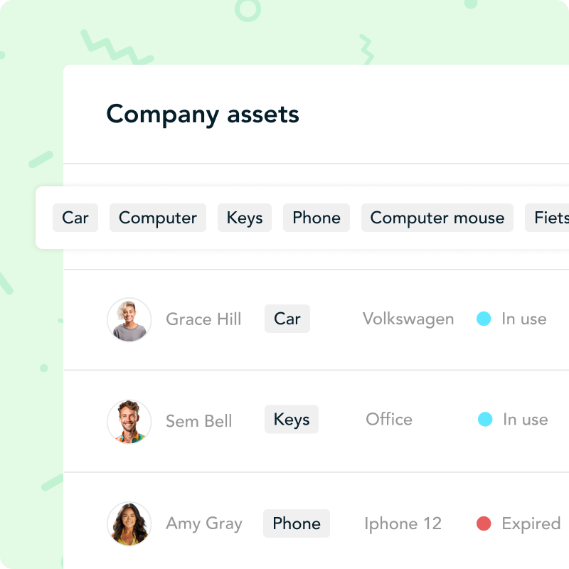 company assets