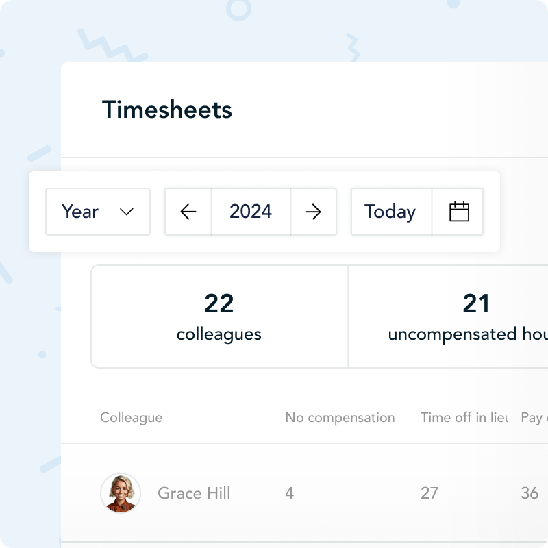 time sheets