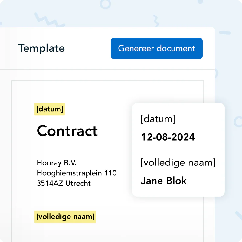 documenten genereren