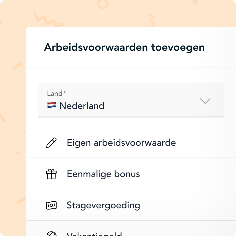 arbeidsvoorwaarden