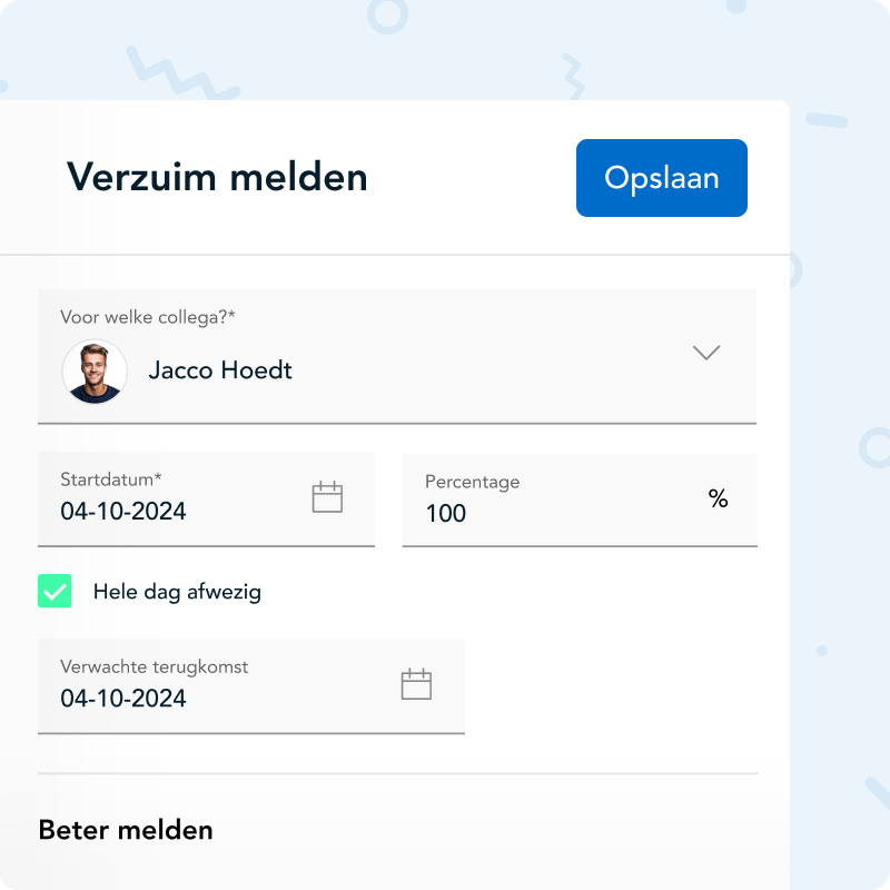 Verzuim melden HoorayHR be