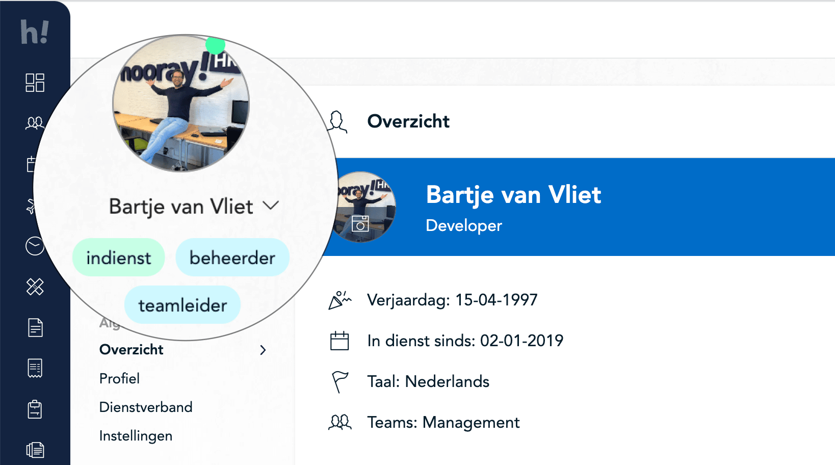 dienstverband hr tool